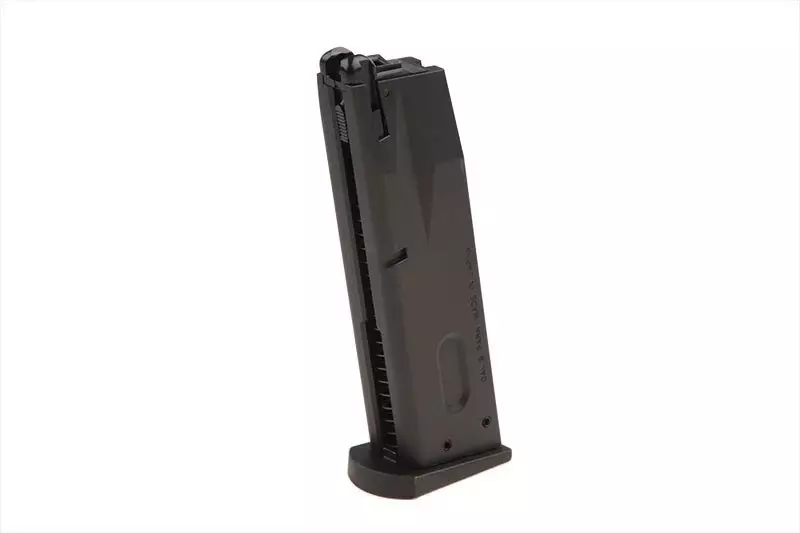 Zásobník plyn25 kuliček pro airsoftové zbraně pistole M92F - černé
