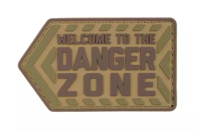 Naszywka Danger Zone PVC - Multicam