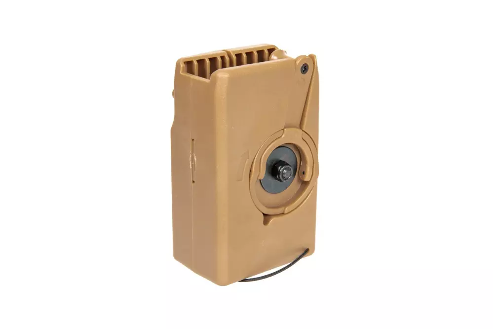 Speedloader with Crane and Container for M4/M16 Magazines - Tan