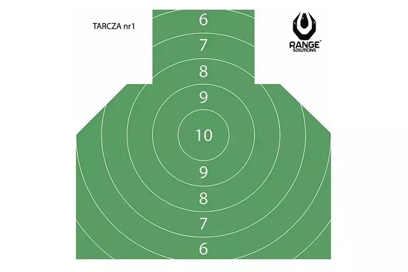 “No. 1 Target” Shooting Target - 50 Pcs