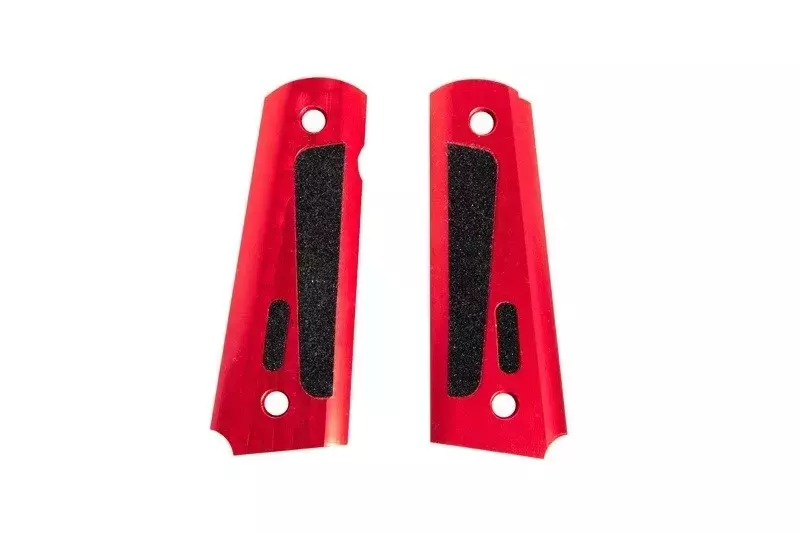 TYPE B alu grip panels for Colt 1911 - red