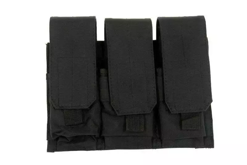 Triple pouch for M4/M16 type magazines - black