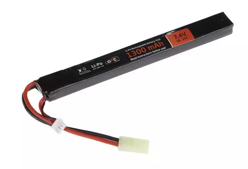 Batterie LiPo 7.4V 1300mAh 25/50C