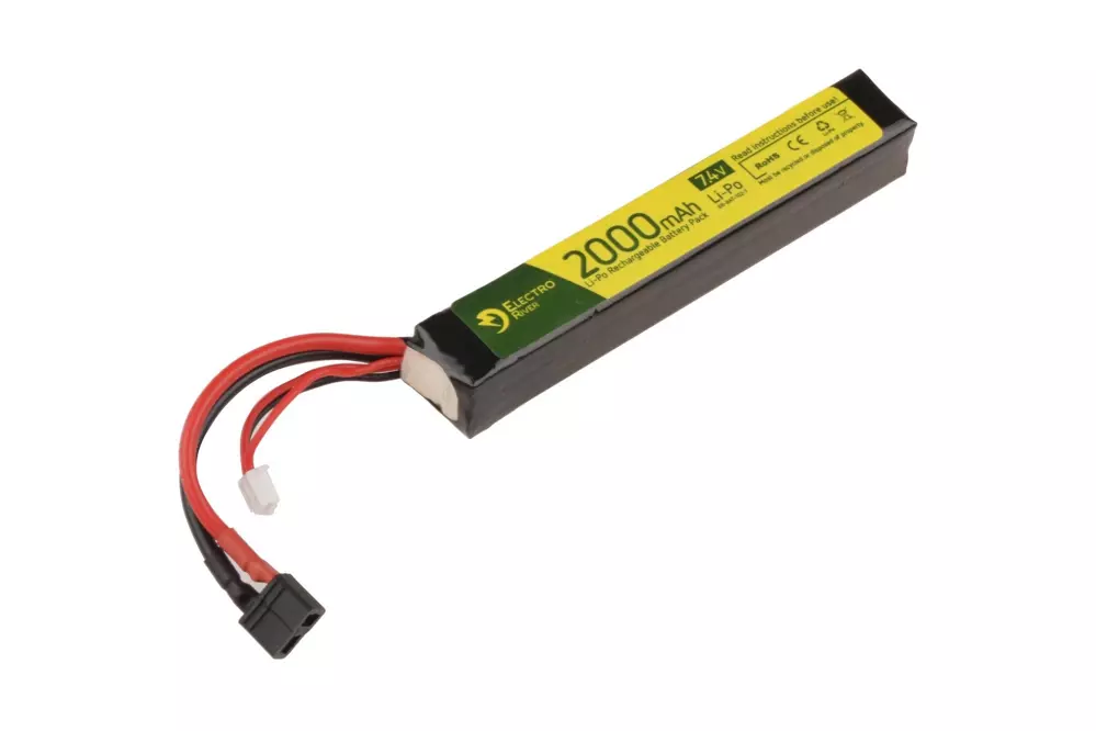 Batterie LiPo 7.4V 2000mAh 15/30C T-connect (DEANS)