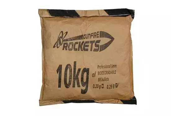 Billes biodegradable 0.25g Rockets Professional 40000 pièces