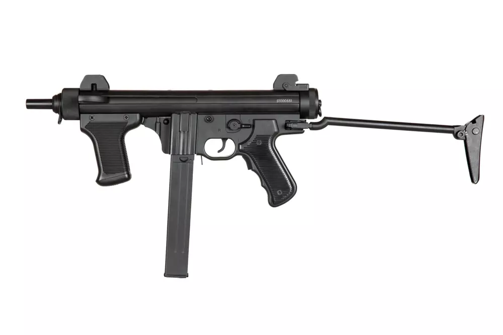 Pistolet mitrailleuse airsoft M12S - Noir