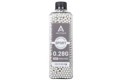 Arcturus RS® SPORT Match Grade Bolas de 0,28 g Botella de 3000 unidades
