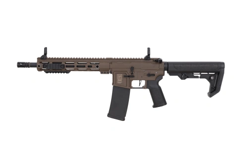 Specna Arms M4/M16 SA-F05 FLEX Gen.2 BLDC Karabin szturmowy AEG 12.5" (Light Ops Stock) - Full Dark Bronze