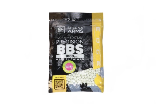 airsoft 0.28g Specna Arms EDGE ULTRA™ BIO Balas trazadoras de precisión 1000 piezas Verde