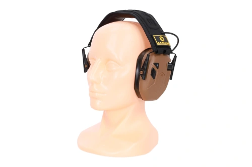 Earmor M300T aktywne ochronniki słuchu - Coyote Brown