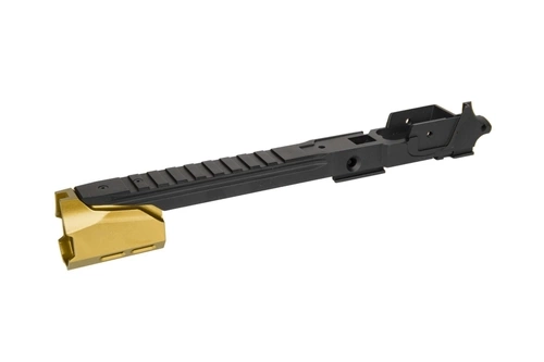 Custom R EDGE lower receiver for Hi-Cap 5.1 replicas + compensator – Gold