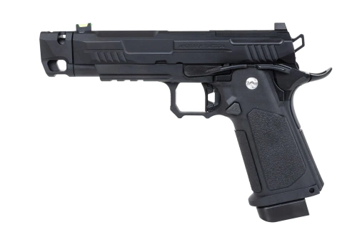 Arcturus Hi-Capa Vanguard 4.3" GBB Gun (Optics Ready/Compensator) - Black