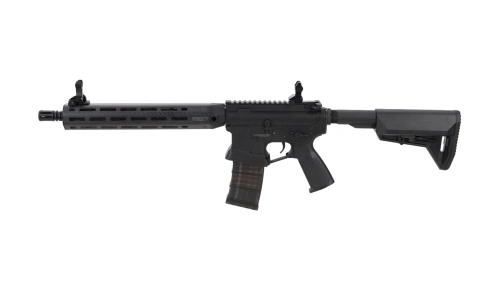 King Arms x Lancer Systems airsoft Carbine L15 LCH7 12" Real Carbon Black
