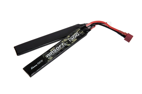 Li-Po Gens ace 25C 1300mAh 2S1P 7.4V battery - 2 modules
