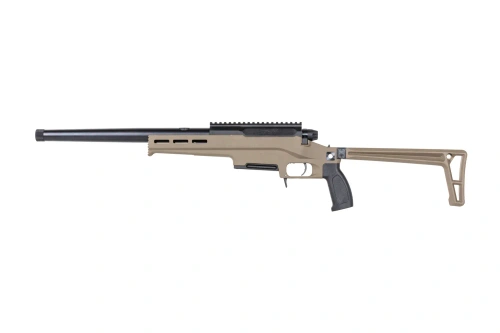 Rifle de francotirador airsoft Silred dotback TAC-41L Sport Plano Tierra Oscura