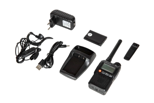 Ręczna, dwukanałowa radiostacja UV-3R (VHF / UHF), 2W