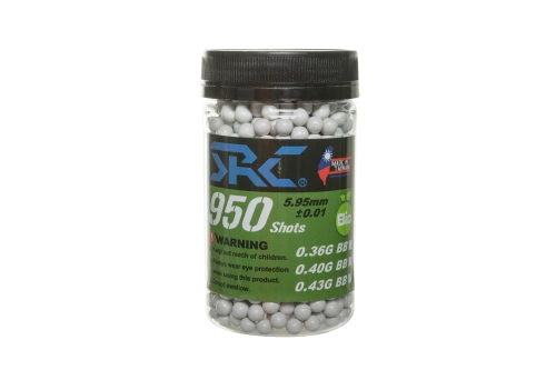 SRC BIO kogeltjes 0,43 g flesje 950 st Wit