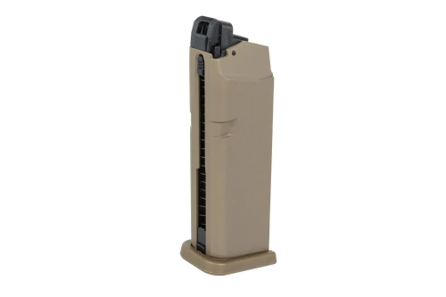 Groen gas 20-kogel magazijn East Crane voor Glock 19 MA016 Flat Dark Earth replica's