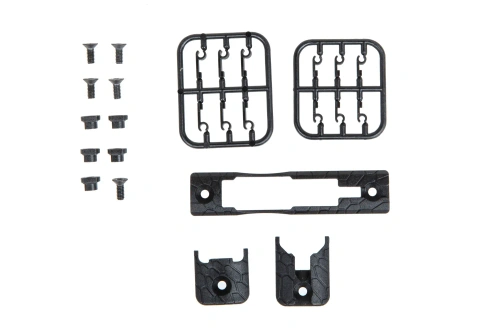 Double Bell Black Gel Button Holder