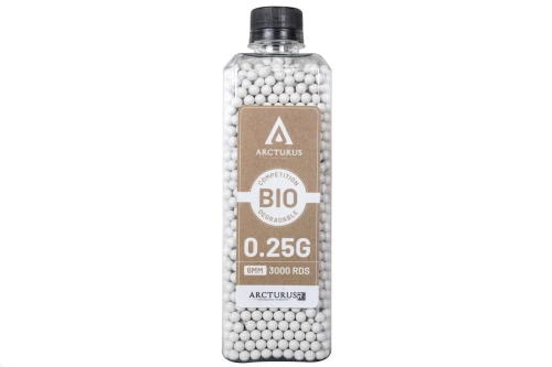 Arcturus RS® BIO Match Grade Bolas de 0,25 g Botella de 3000 unidades