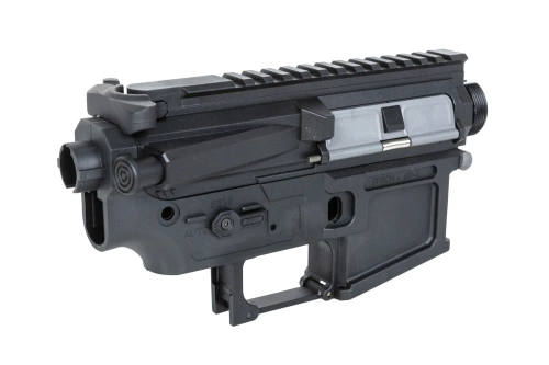 Specna Arms Corps SAAS pour répliques AR15 Core/Flex avec pièces internes Noir