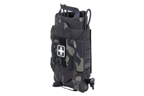 Trousse de secours tactique déchirable avec velcro Wosport MC Black