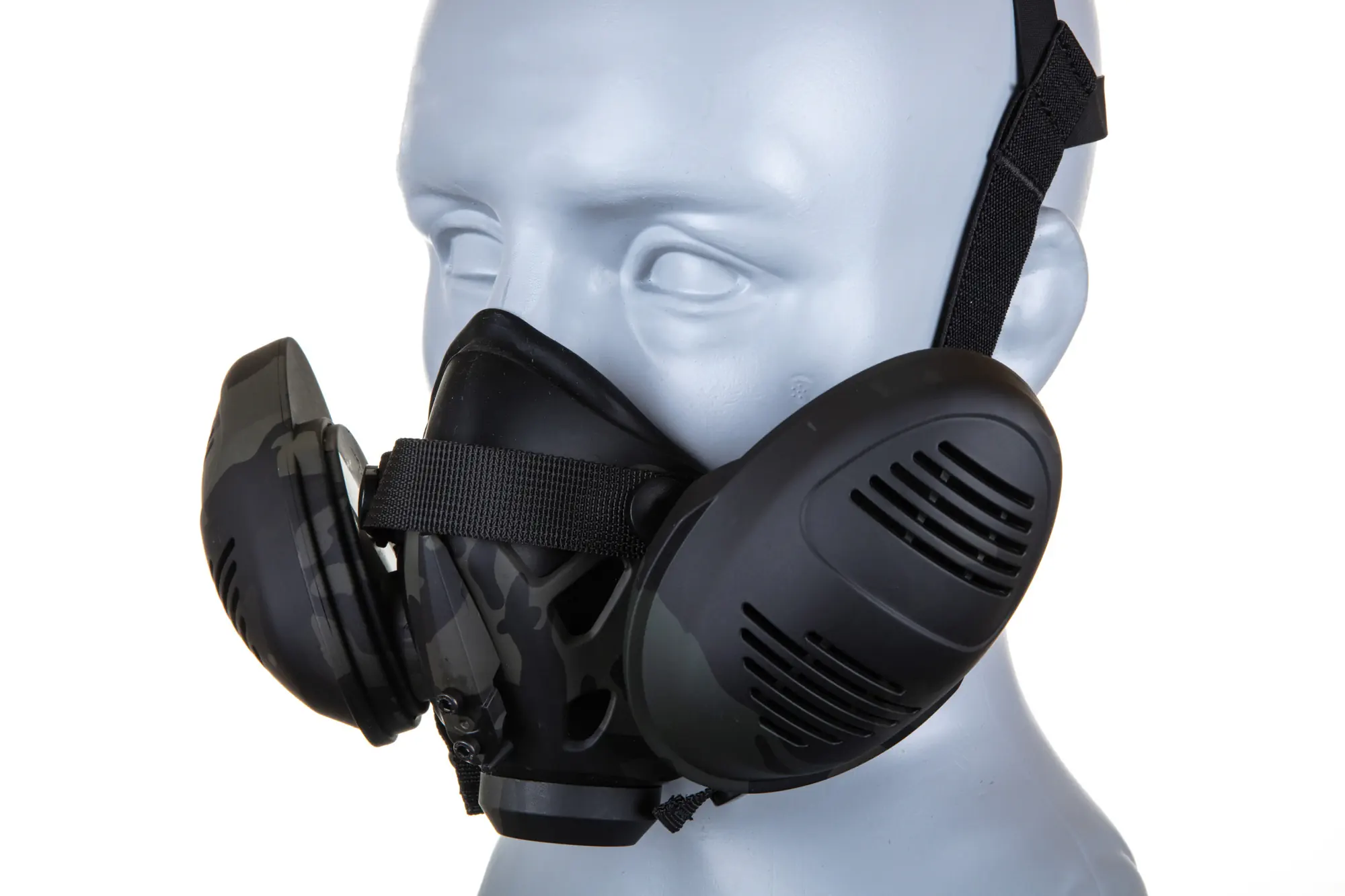 Maska Tactical Respirator Modeling Mask Multicam Black