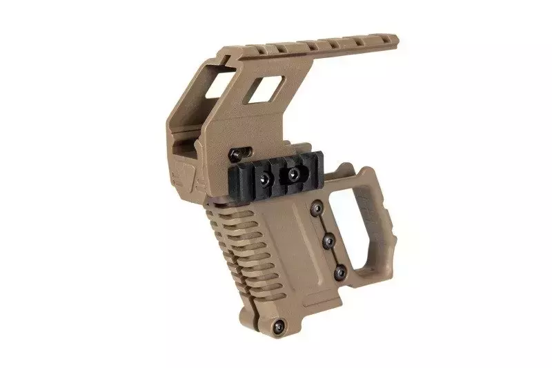 Kit de carabina de pistola para réplicas G17/18/19 - bronceado