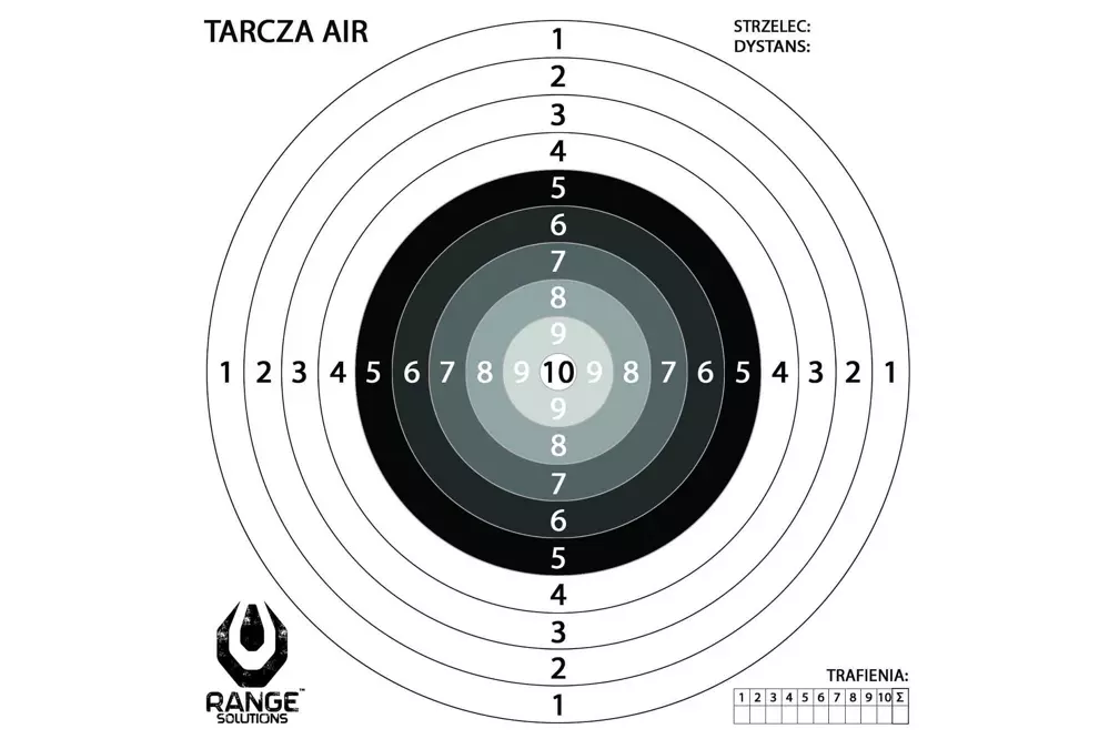 Objetivos de tiro AIR a armas de aire comprimido - 100 piezas.